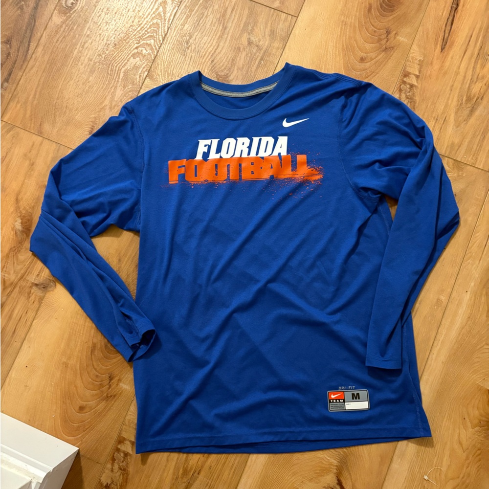 Nike Blue Long Sleeve with Florida Football Design